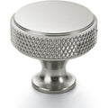10‑Pack Knurled Brushed Nickel Cabinet Knobs