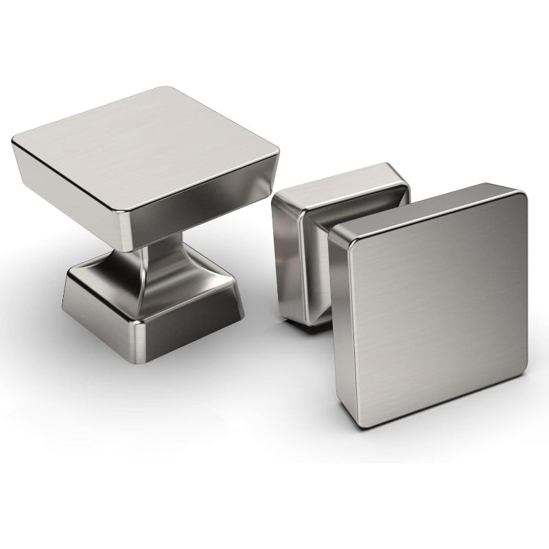 10‑Pack Brushed Nickel Cabinet Knobs,1.2"