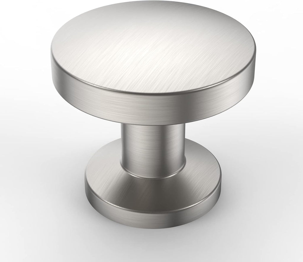 10‑Pack Brushed Nickel Zinc Cabinet Knobs