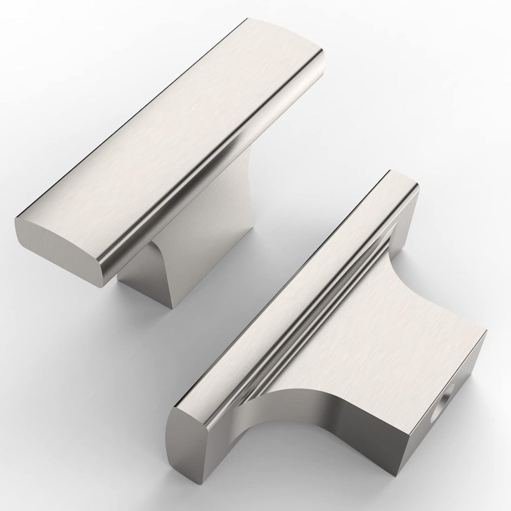 10‑Pack Brushed Nickel Zinc Cabinet Knobs