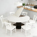48" White Foldable Round Table Top, No Legs