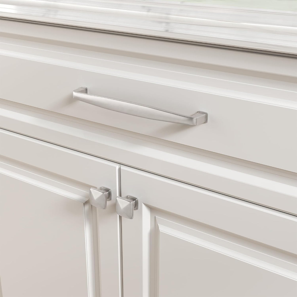 30‑Pack Brushed Nickel Cabinet Knobs