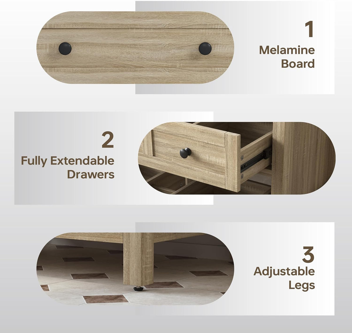 30" Bathroom Vanity with Sink, Light Oak