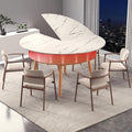 59.05" White Foldable Round Table Top, No Legs