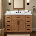 48" Dark Walnut Bathroom Vanity with Sink